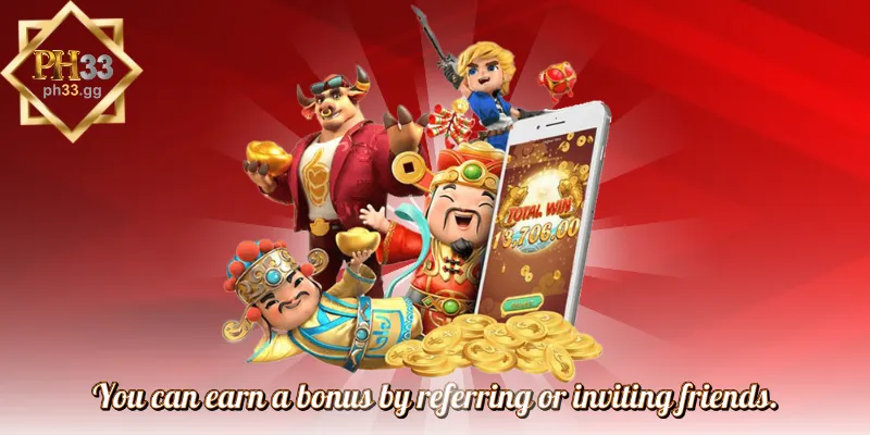 You can earn a bonus by referring or inviting friends.